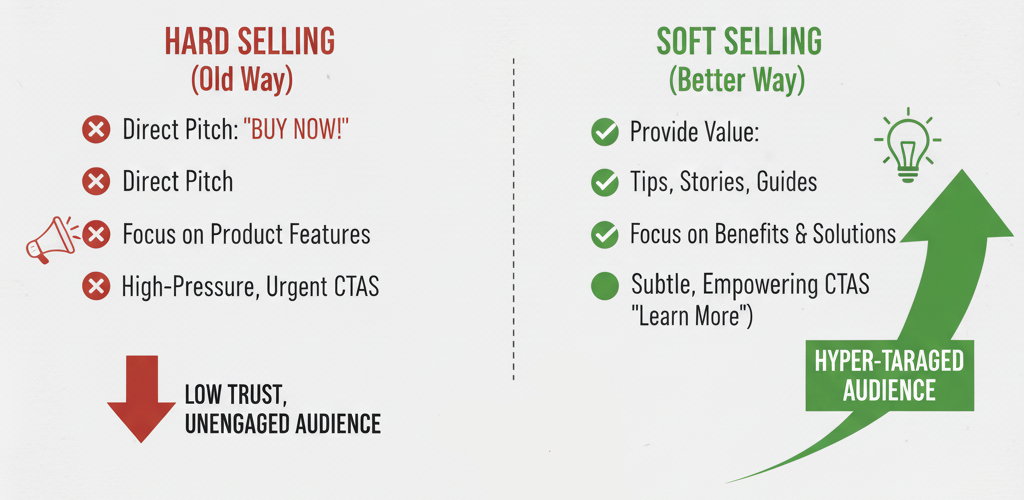 How Do I Sell Without Being Spammy? The Art of the Soft Sell in Content-Heavy Newsletters.