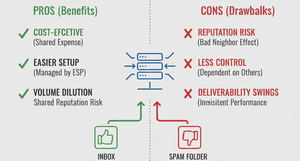 I'm Using a Shared IP: The Pros and Cons for Your Email Deliverability Strategy.
