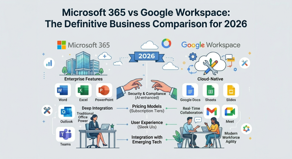 Microsoft 365 vs Google Workspace: The Definitive Business Comparison for 2026