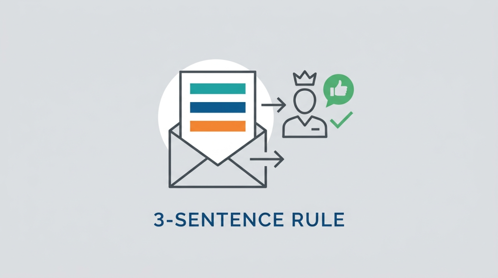 Writing emails to CEOs: The "3-Sentence Rule" for getting a response from the C-Suite
